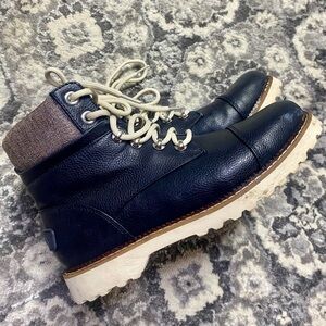 NAUTICA Women’s Navy Blue Lace up Boot Synthetic Size 8.5